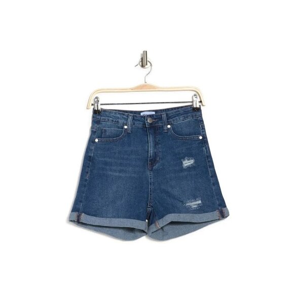 ABOUND BNWOT Womens Rolled Hem Hi-Rise Jean Shorts - Picture 6 of 6